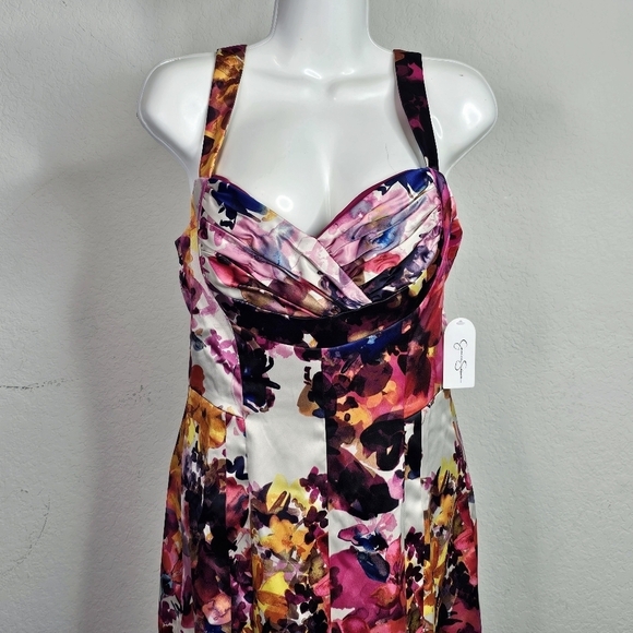 Jessica Simpson Floral Midi Dress - Multicolor - Picture 6 of 7